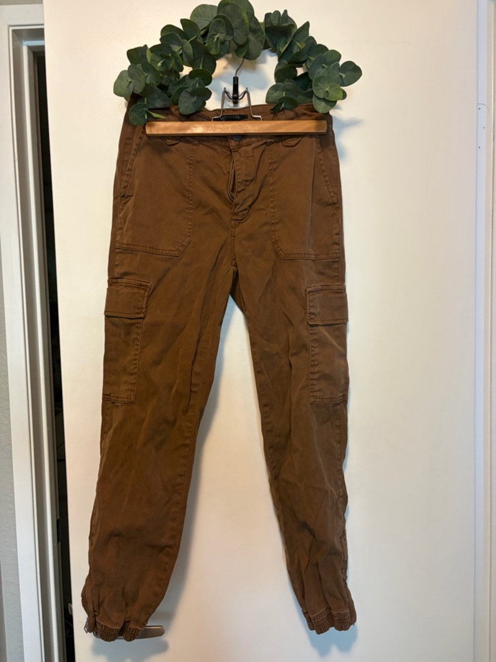 All Saints Brown Utility Cargo Pants